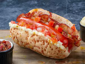 Real Dog Vinagrete Curry e Bacon